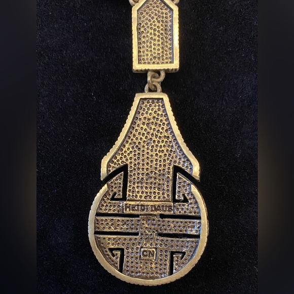 Heidi Daus “Everyday Chic” Swarovski Crystal Drop Necklace - Picture 4 of 9